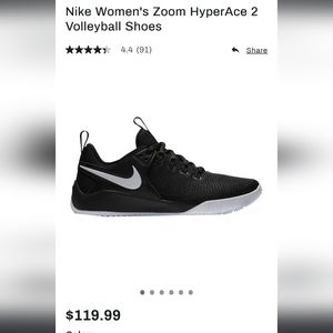 Nike Women's Zoom HyperAce 2 Volleyball Shoes